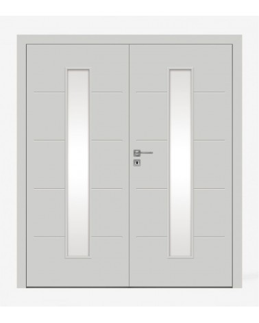 "BINITO 21" Interior Double Doors. Non-rebated