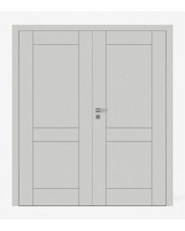 "FARGO 50" Interior Double Doors. Non-rebated