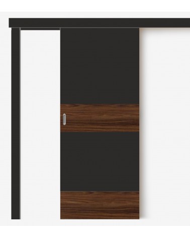 "RIVIA 60" Black. Sliding interior doors