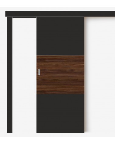 "RIVIA 100" Black. Sliding interior doors