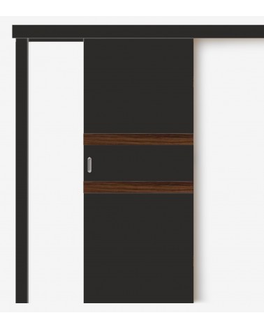 "RIVIA 130" Black. Sliding interior doors