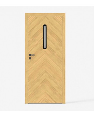 "WOOD M4-W1" Internal doors. Non-rebated