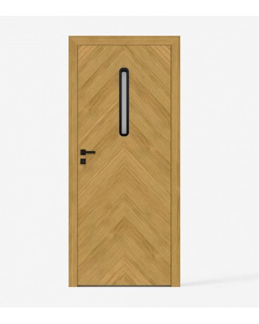 "WOOD M4-W1" Internal doors. Non-rebated