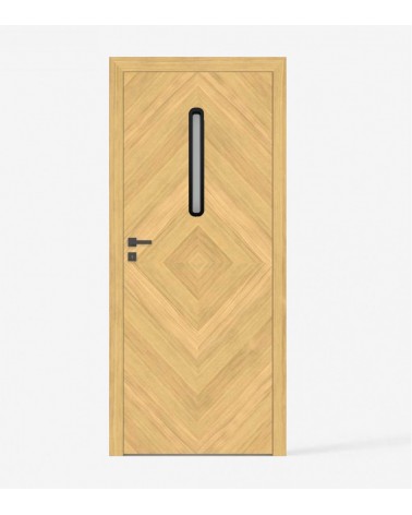 "WOOD M4-W2" Internal doors. Non-rebated