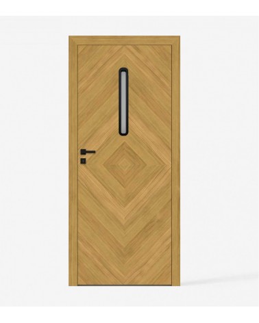 "WOOD M4-W2" Internal doors. Non-rebated