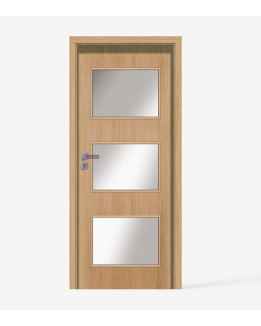 "INTER-AMBER C03" Internal doors. Rebated