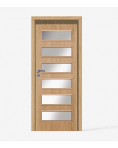 "INTER-AMBER F06" Internal doors. Rebated