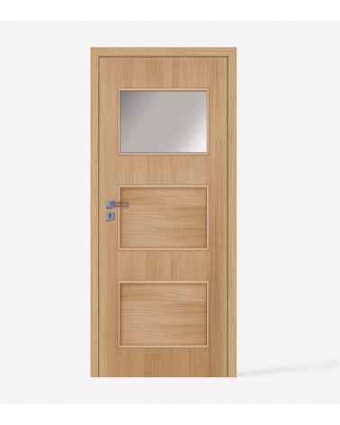 "INTER-AMBER C01" Internal doors. Non-rebated