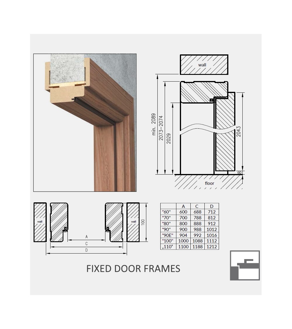 Lumio 2 Internal Doors Rebated Opening Direction Left Door Leaf 