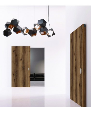 Sliding doors with hidden track and "MOVI" system | Laminate