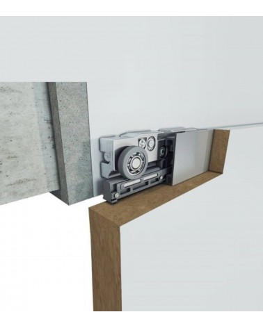 Skydedøre med skjult skinne og "MOVI"-system | Laminat