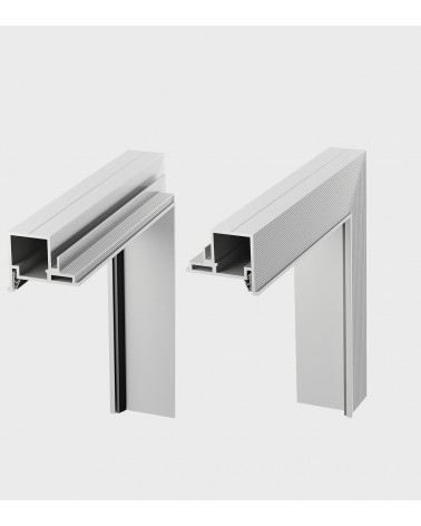 Näkymätön ovi "HARMONY" 242/243cm Viilu