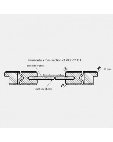 "VETRO D1" Binnendeuren